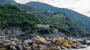 Les 5 Terres vue de la Mer